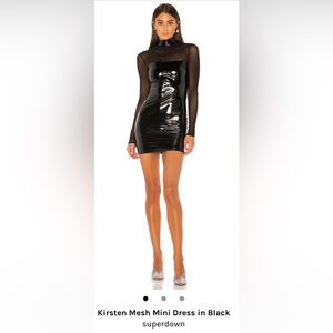 Kirsten Dress Mini Dress in Black